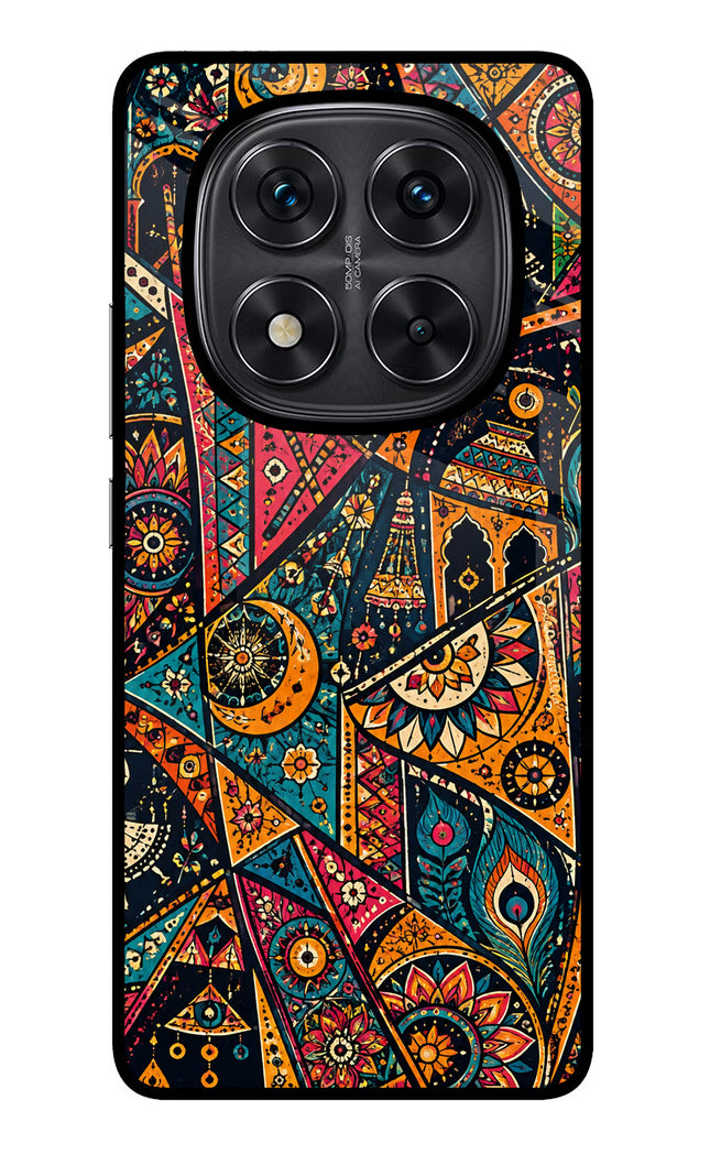 Folk Print Redmi Note 14 Pro 5G Glass Case