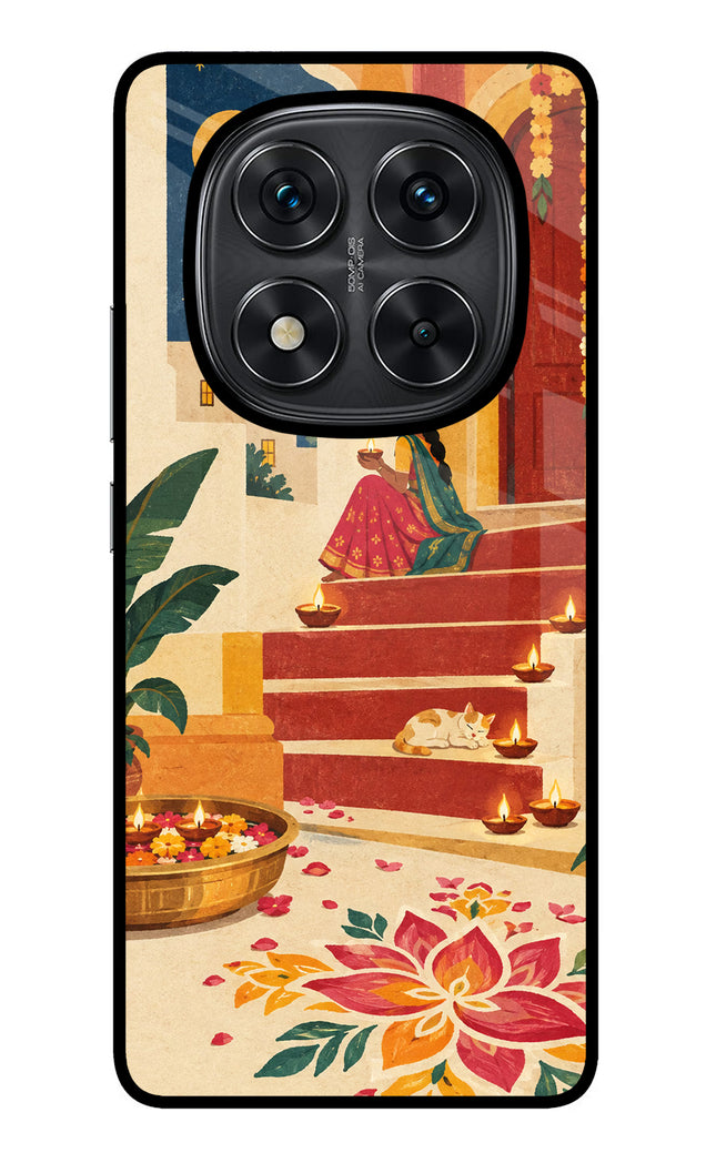 Diwali Rangoli Redmi Note 14 Pro 5G Glass Case