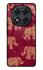 Maroon Elephant Redmi Note 14 Pro 5G Glass Case