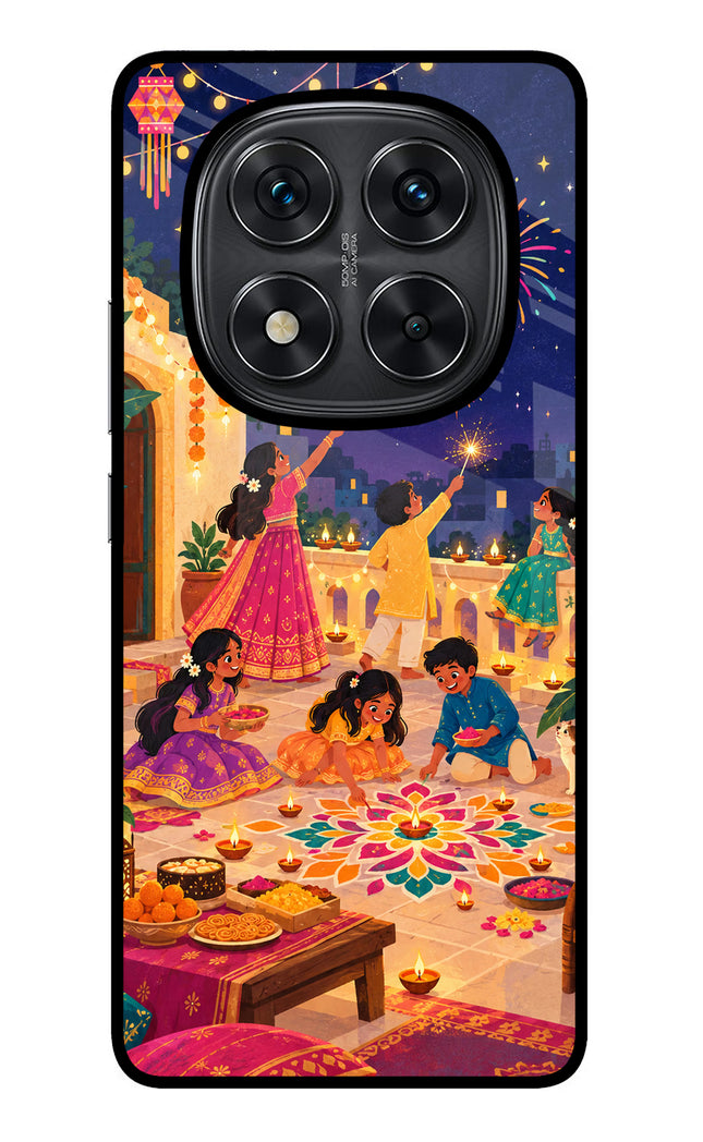 Diwali Night Redmi Note 14 Pro 5G Glass Case