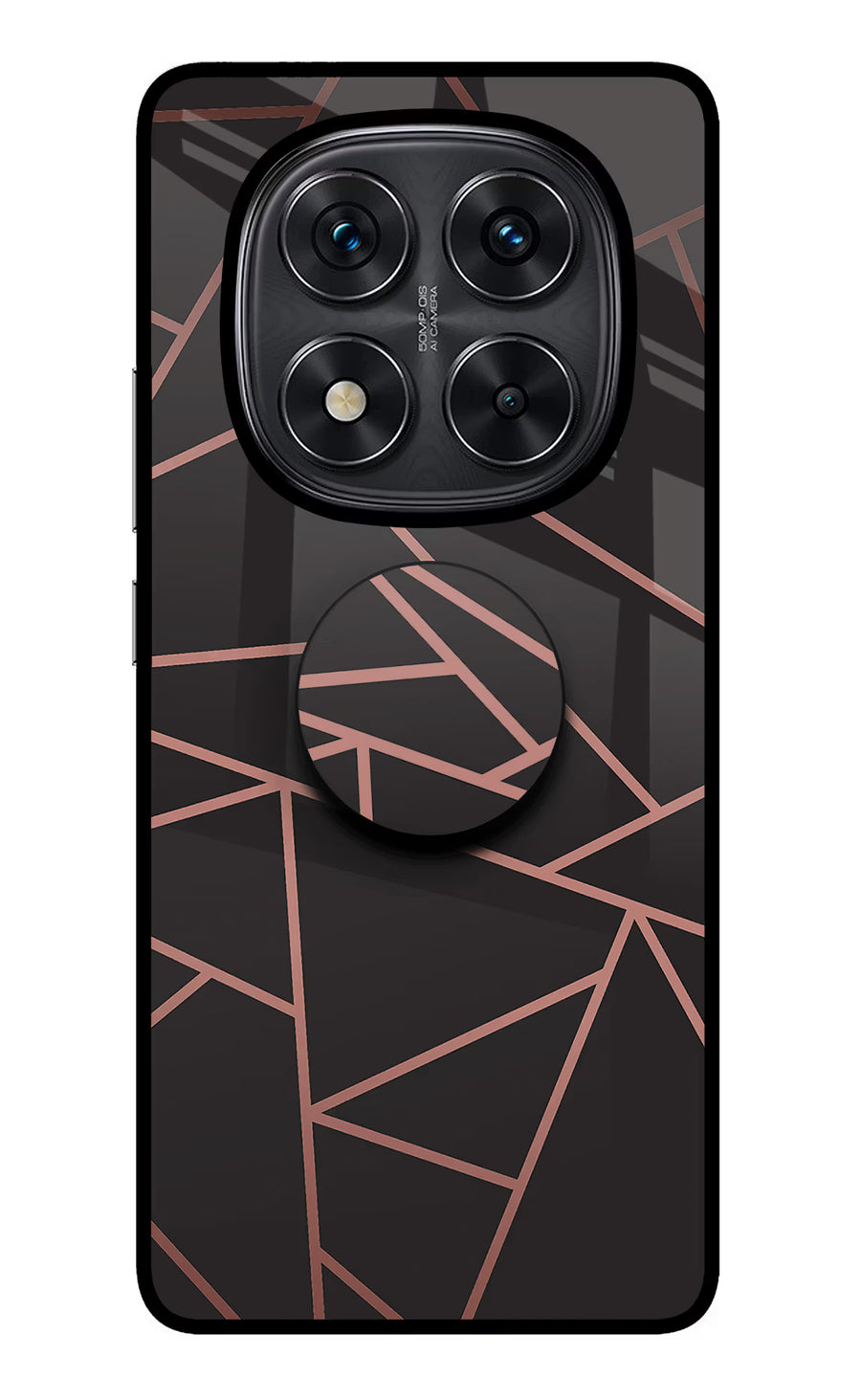 Geometric Pattern Redmi Note 14 Pro 5G Pop Case, Glass case