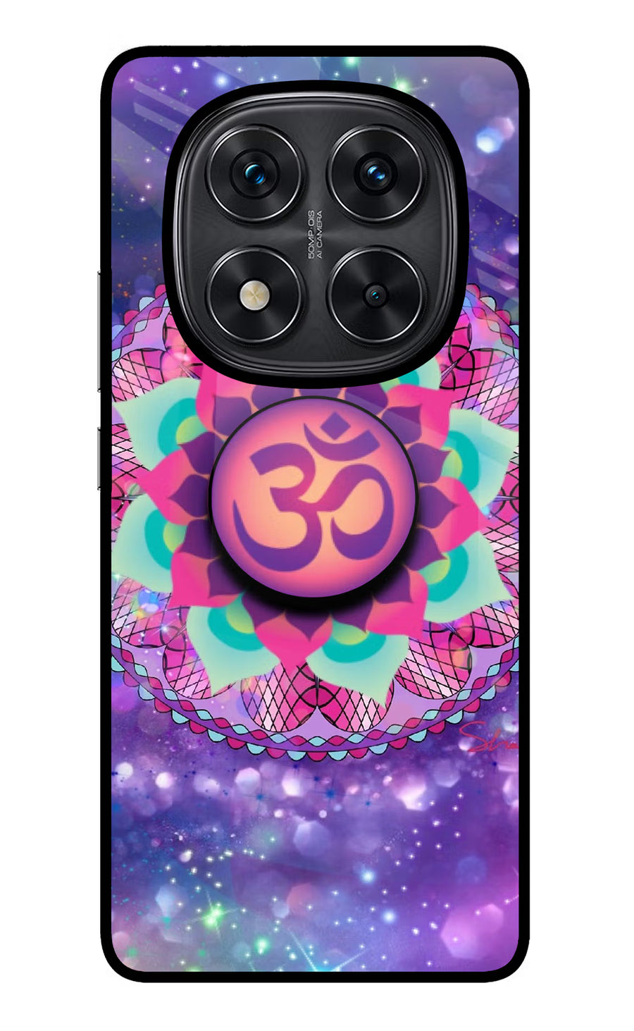 Om Purple Redmi Note 14 Pro 5G Pop Case, Glass case