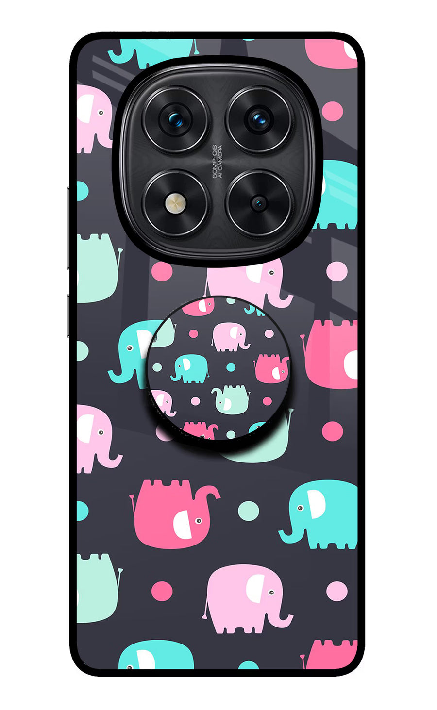 Baby Elephants Redmi Note 14 Pro 5G Pop Case, Glass case