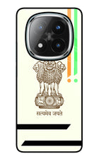 Satyamev Jayate Brown Logo Redmi Note 14 Pro Plus 5G Glass Case