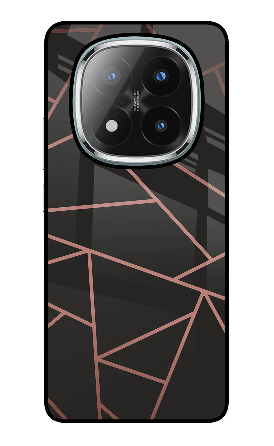 Geometric Pattern Redmi Note 14 Pro Plus 5G Back Cover, Glass case