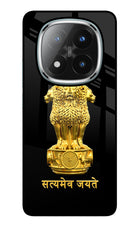 Satyamev Jayate Golden Redmi Note 14 Pro Plus 5G Glass Case