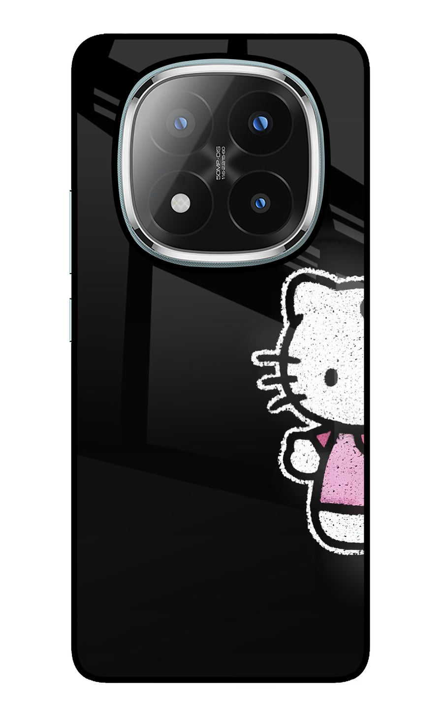 Kitty Charm Redmi Note 14 Pro Plus 5G Back Cover, Glass case