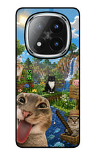 Minecraft Cat Chaos Redmi Note 14 Pro Plus 5G Glass Case