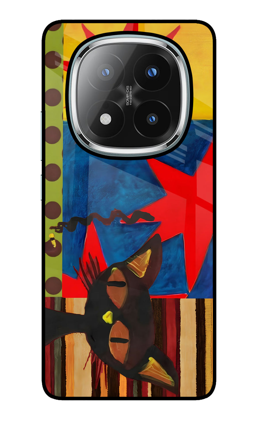 Pop Cat Redmi Note 14 Pro Plus 5G Back Cover, Glass case
