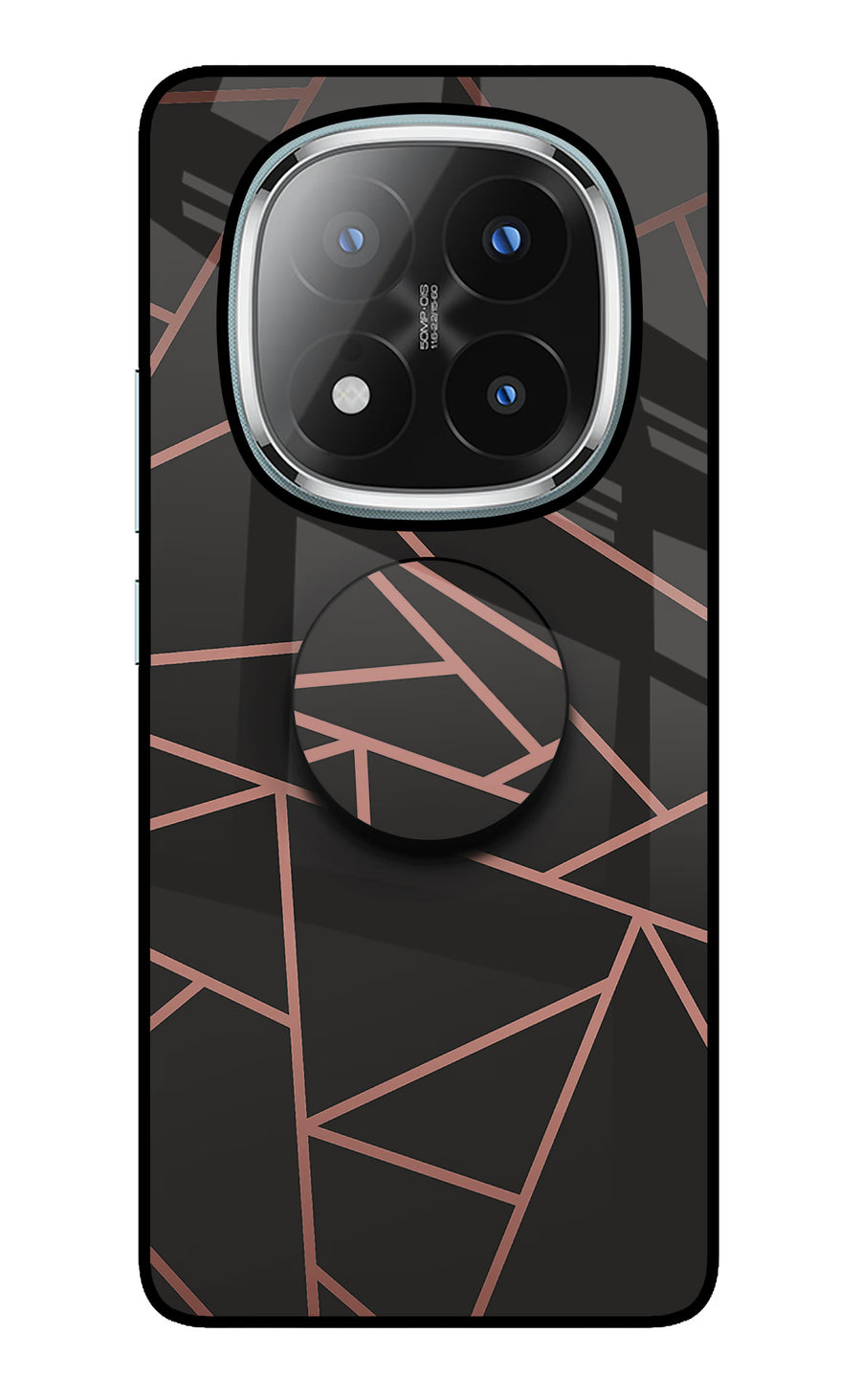 Geometric Pattern Redmi Note 14 Pro Plus 5G Pop Case, Glass case