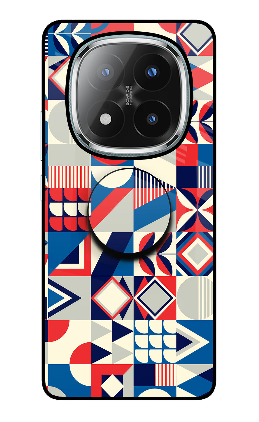 Colorful Pattern Redmi Note 14 Pro Plus 5G Pop Case, Glass case