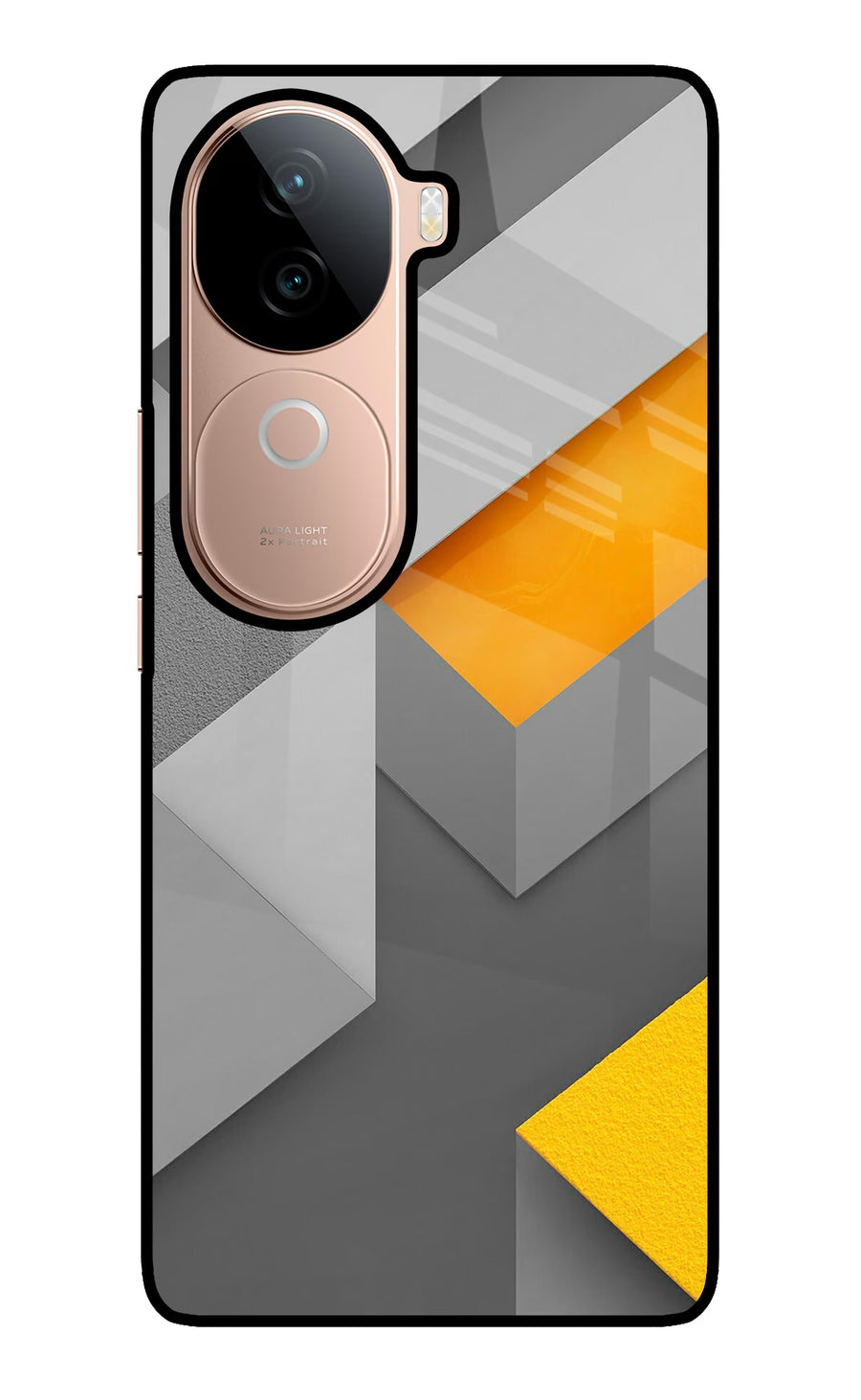 Abstract Vivo V40e 5G Back Cover, Glass case