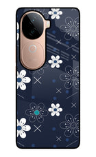 Flowers Vivo V40e 5G Glass Case