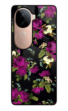 Flowers Vivo V40e 5G Glass Case