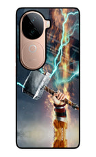 Thor Hammer Mjolnir Vivo V40e 5G Glass Case