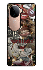 Luxury Vivo V40e 5G Glass Case