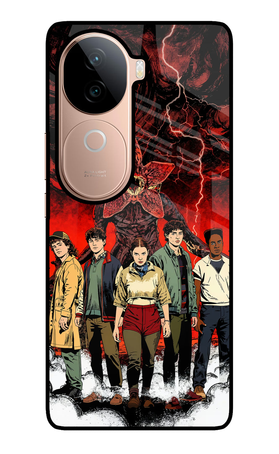 Ordinary Things Characters Vivo V40e 5G Back Cover, Glass case
