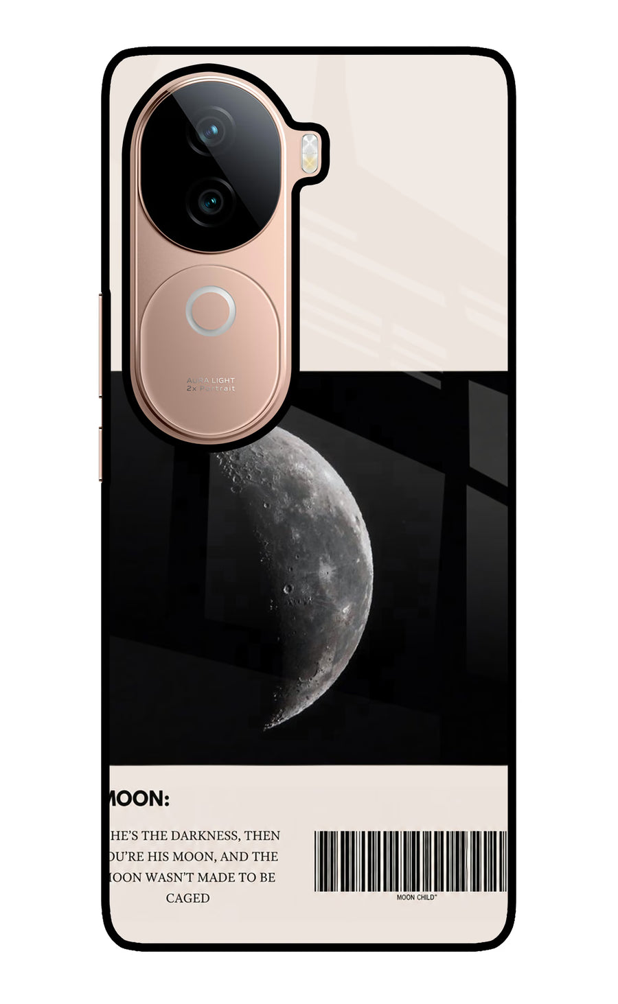 Moon Phase Vivo V40e 5G Back Cover, Glass case