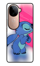 Stitch Hug Vivo V40e 5G Glass Case