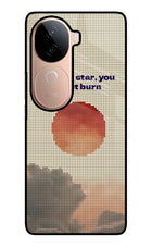 Pixel Sun Vivo V40e 5G Glass Case