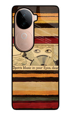 Vinyl Stripes Vivo V40e 5G Glass Case