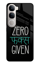 Zero Fucks Given Vivo Y300 5G Glass Case