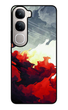 Fire Cloud Vivo Y300 5G Glass Case