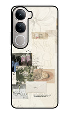Soft Aesthetic Vivo Y300 5G Glass Case