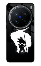 Goku Shadow Vivo X200 Pro 5G Glass Case Back Cover by Casekaro