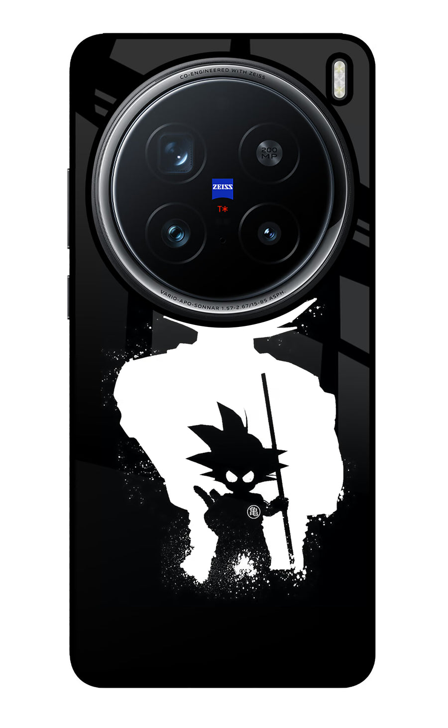 Goku Shadow Vivo X200 Pro 5G Back Cover, Glass case