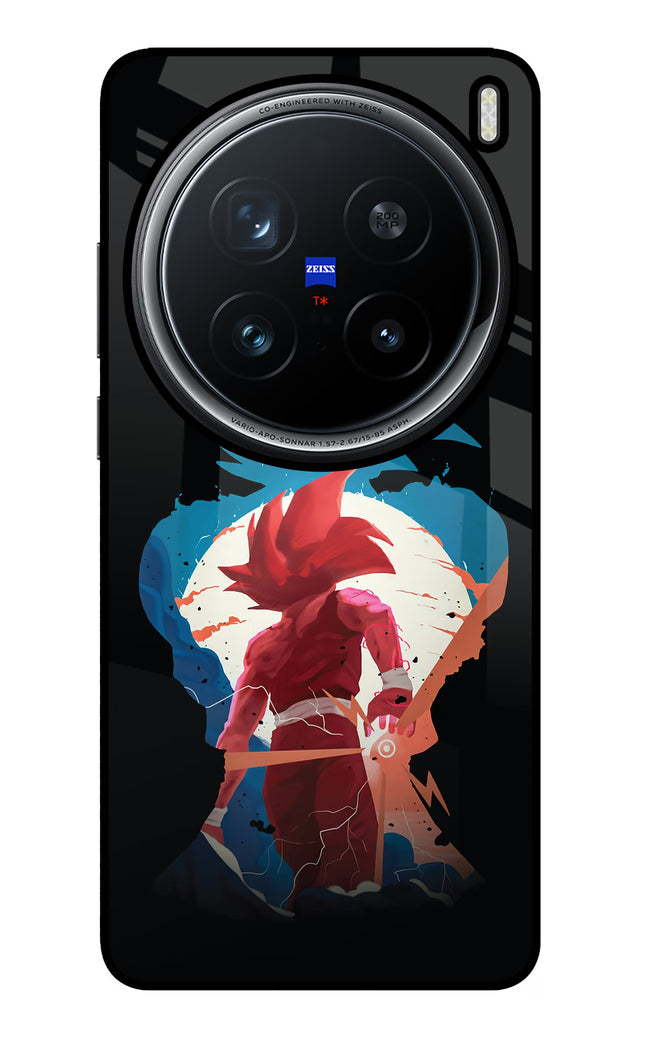 Goku Vivo X200 Pro 5G Glass Case Back Cover by Casekaro