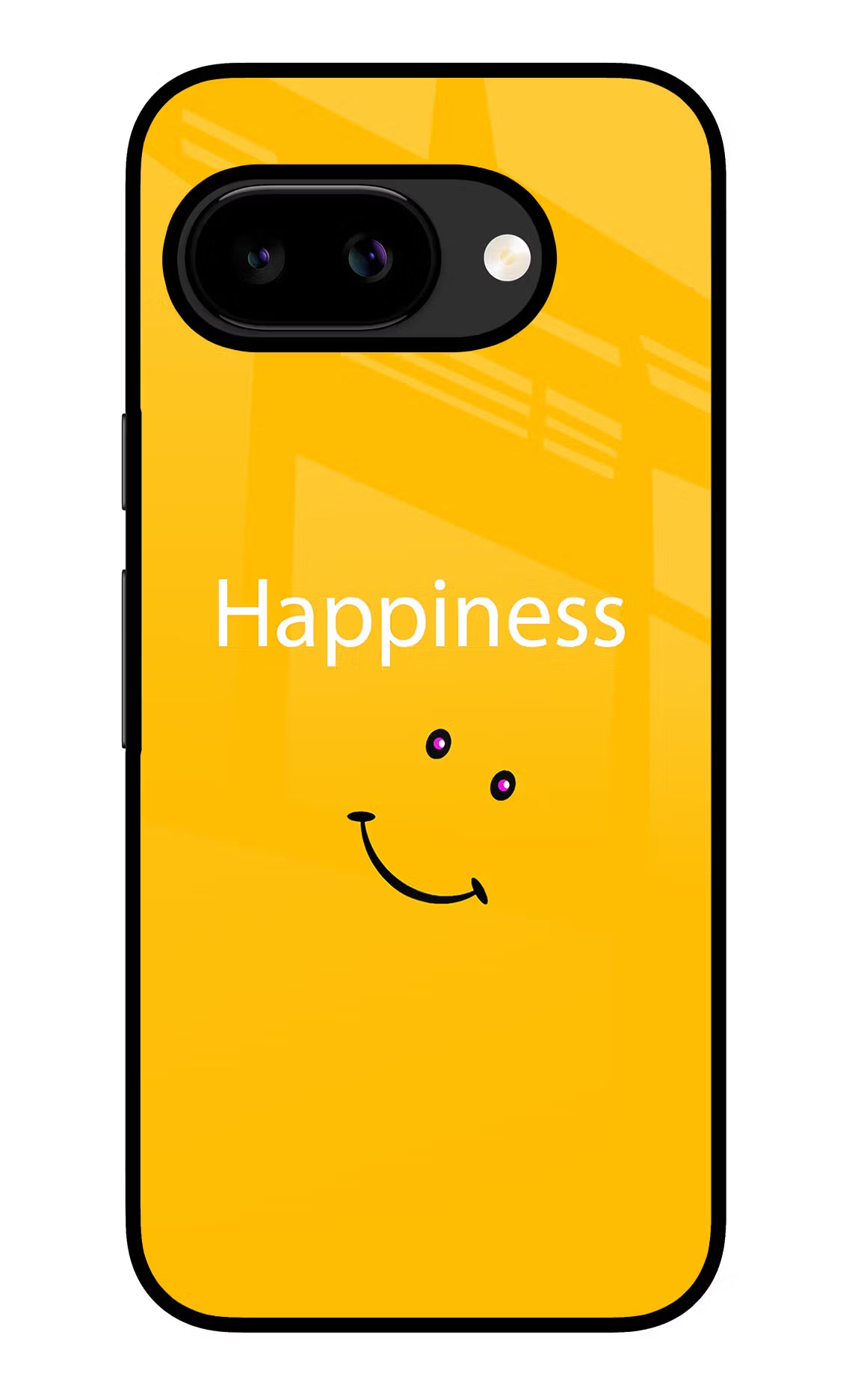 Happiness With Smiley Google Pixel 9A Glass Case