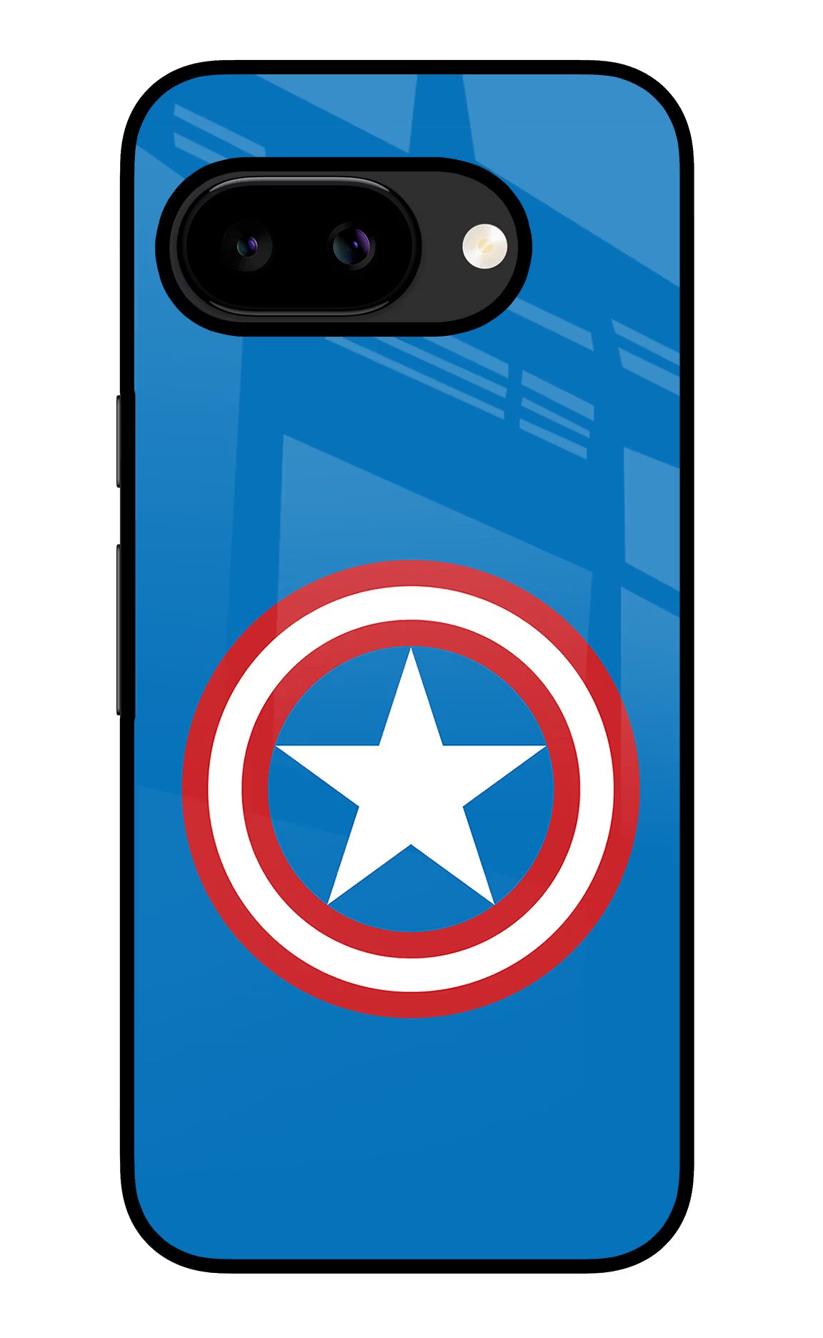 Captain America Logo Google Pixel 9A Glass Case