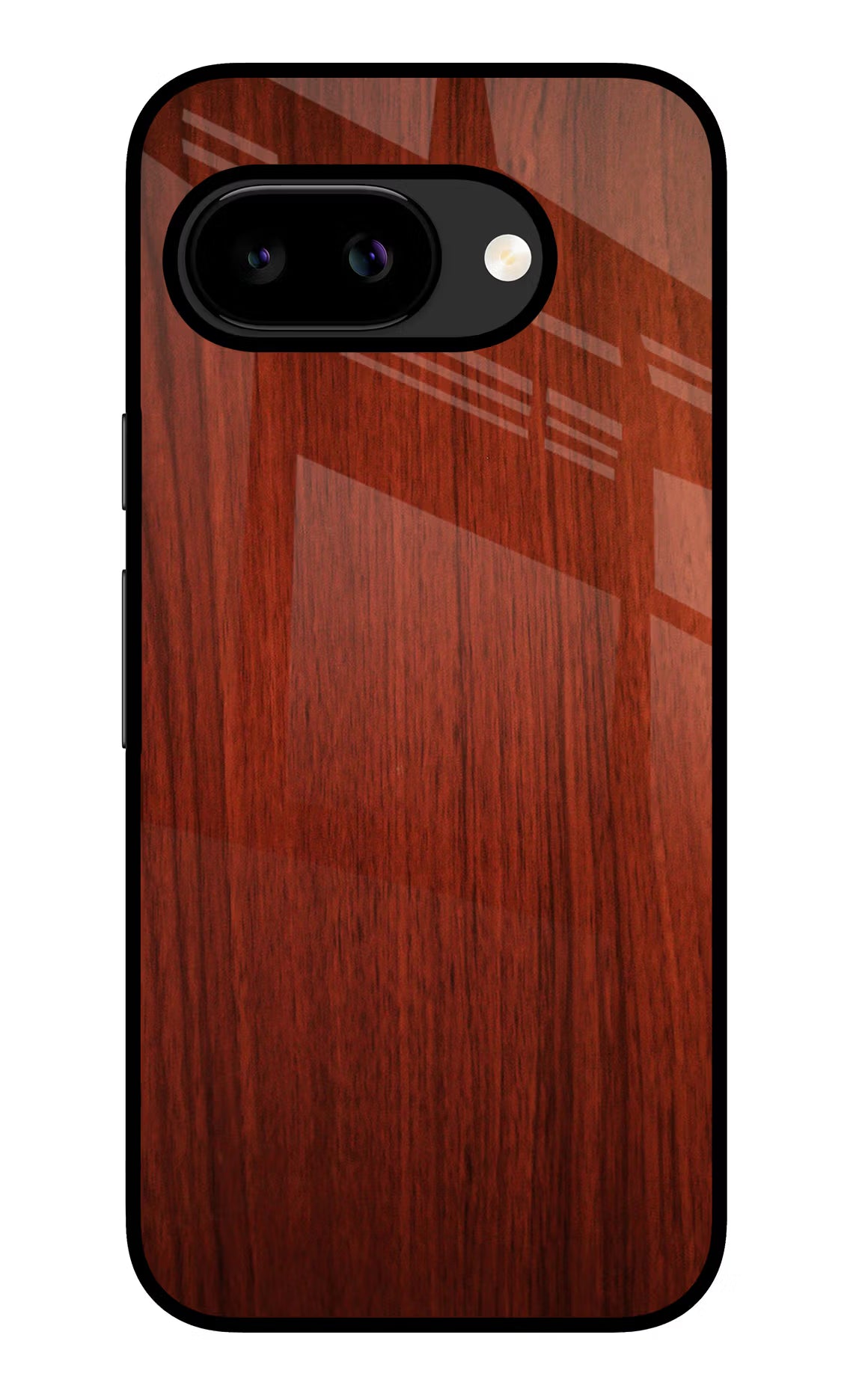 Wooden Plain Pattern Google Pixel 9A Glass Case