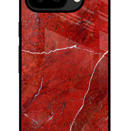 Red Marble Design Google Pixel 9A Glass Case