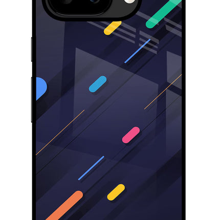 Abstract Design Google Pixel 9A Glass Case