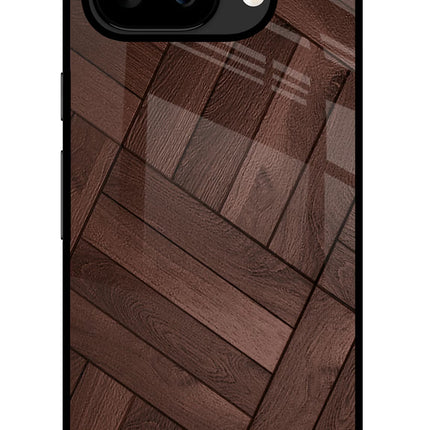 Wooden Texture Design Google Pixel 9A Glass Case