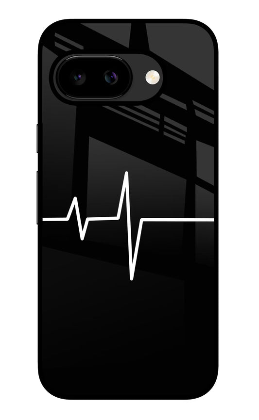 Heart Beats Google Pixel 9A Glass Case