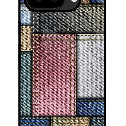 Multicolor Jeans Google Pixel 9A Glass Case