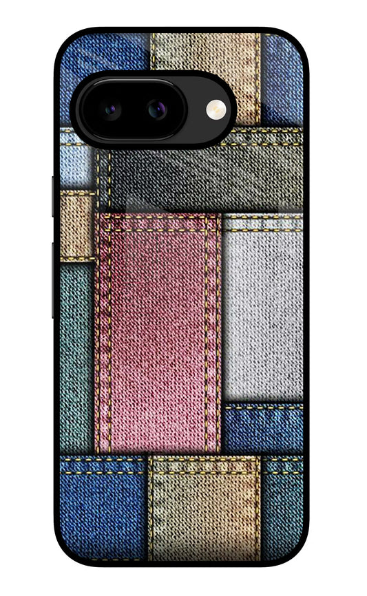 Multicolor Jeans Google Pixel 9A Glass Case
