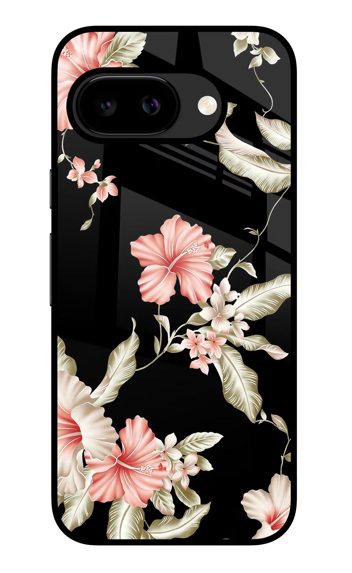 Flowers Google Pixel 9A Glass Case