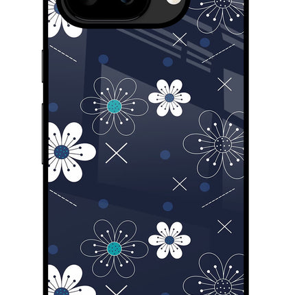 Flowers Google Pixel 9A Glass Case