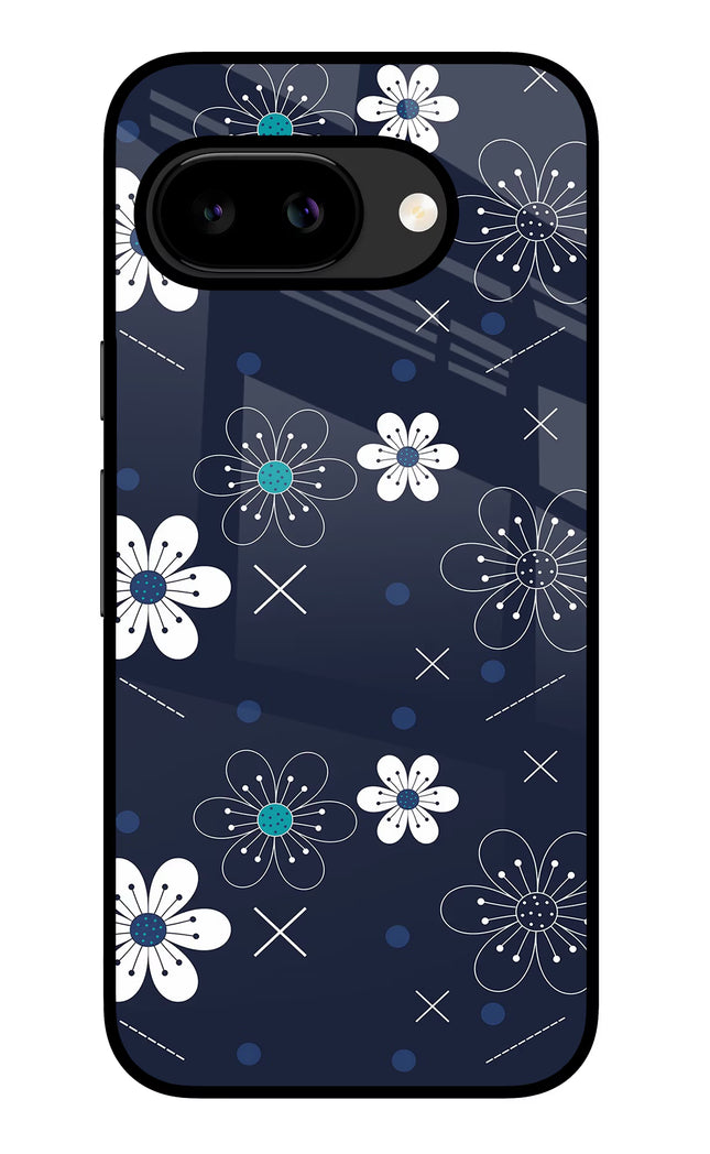 Flowers Google Pixel 9A Glass Case