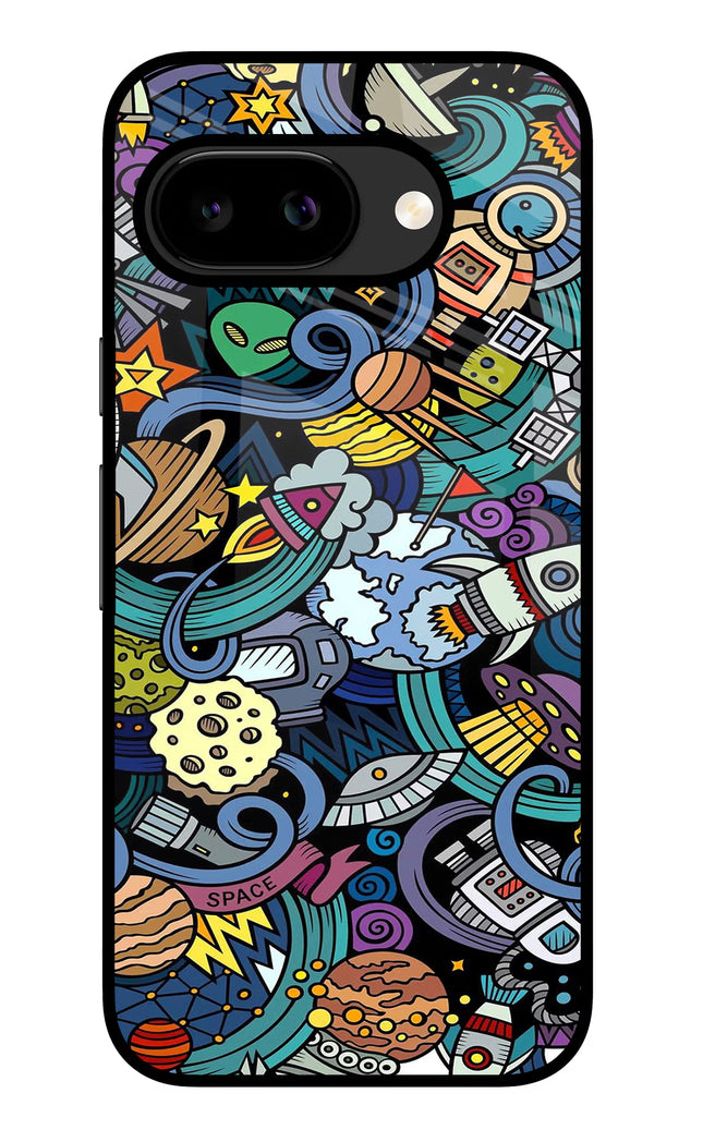Space Abstract Google Pixel 9A Glass Case