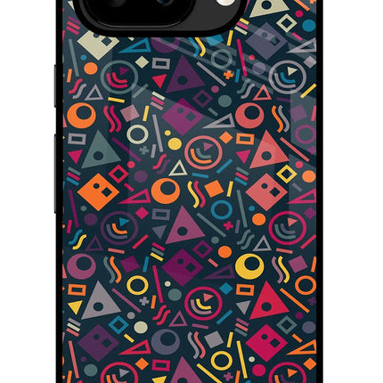 Geometric Abstract Google Pixel 9A Glass Case