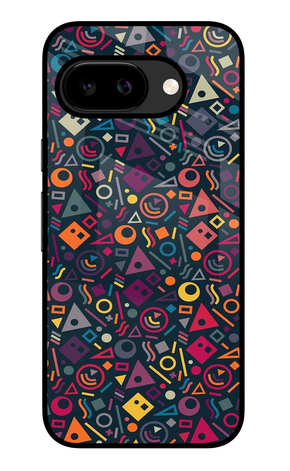 Geometric Abstract Google Pixel 9A Glass Case
