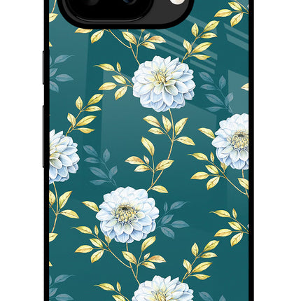 Flowers Google Pixel 9A Glass Case