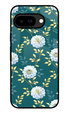 Flowers Google Pixel 9A Glass Case