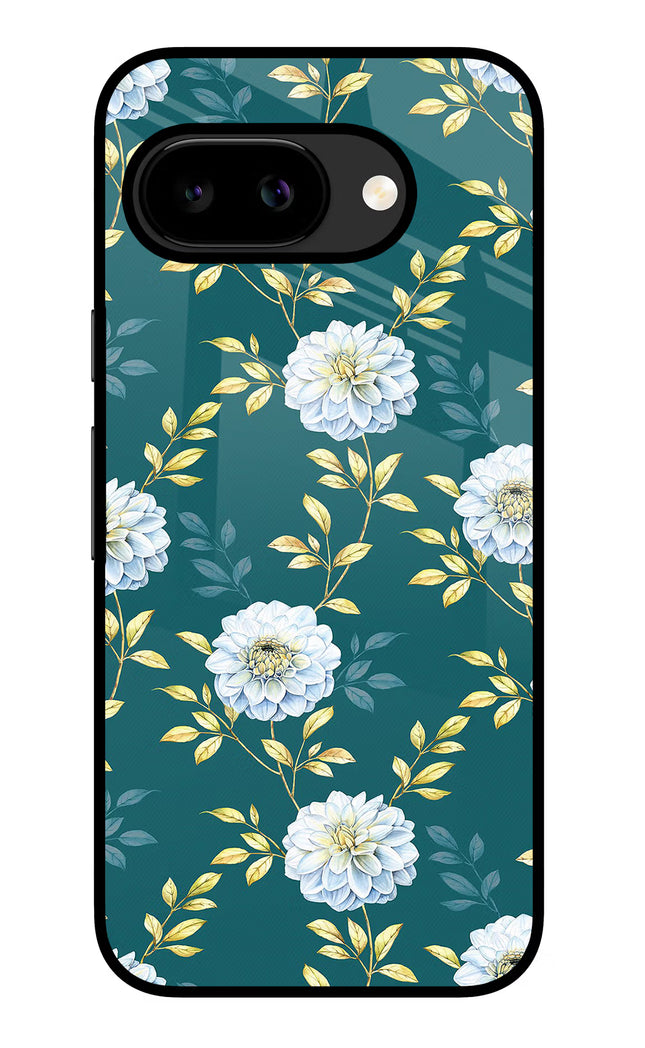 Flowers Google Pixel 9A Glass Case