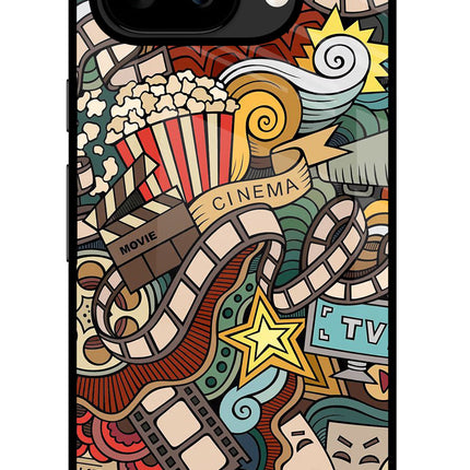 Cinema Abstract Google Pixel 9A Glass Case